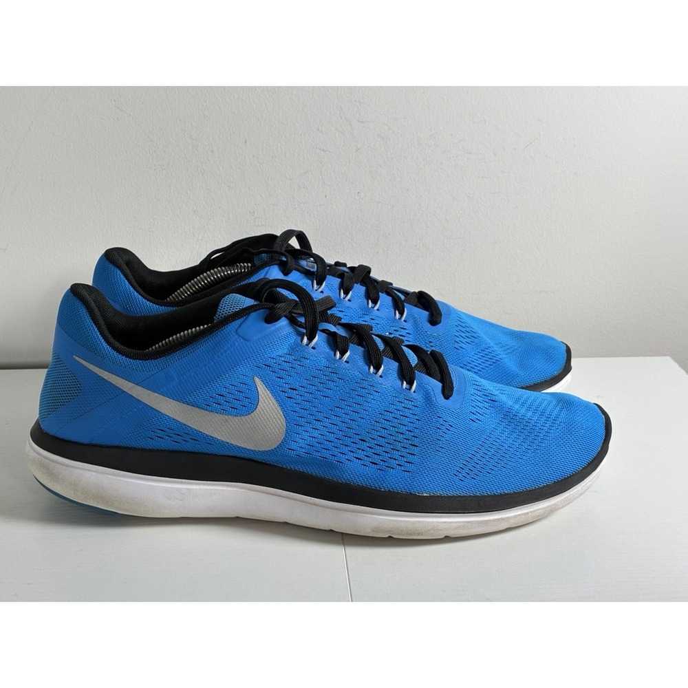 Size 13 - Nike Flex 2016 RN Photo Blue Mens Shoes Running